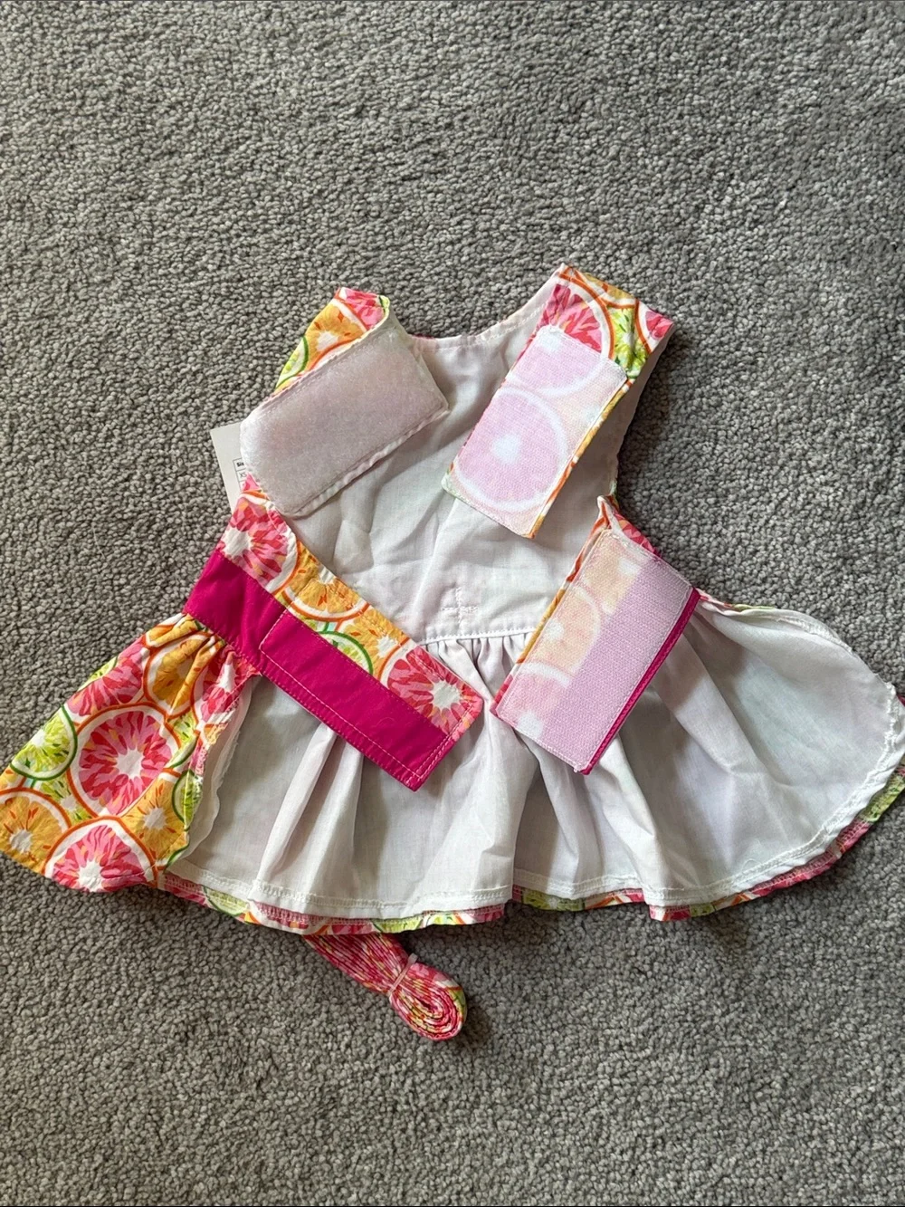Doggie Design Citrus Slice Harness Dress!